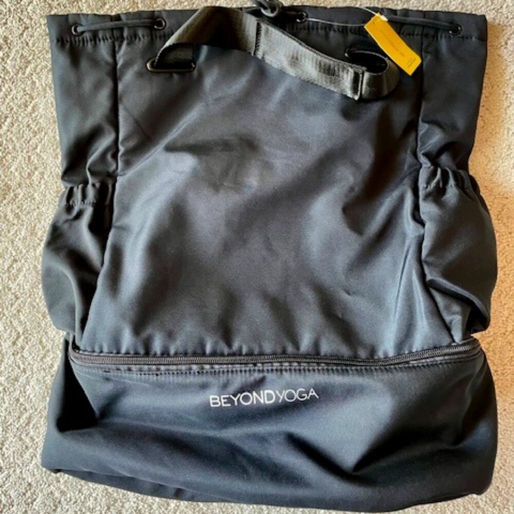 Beyond Yoga Convertible Gym Bag-Black